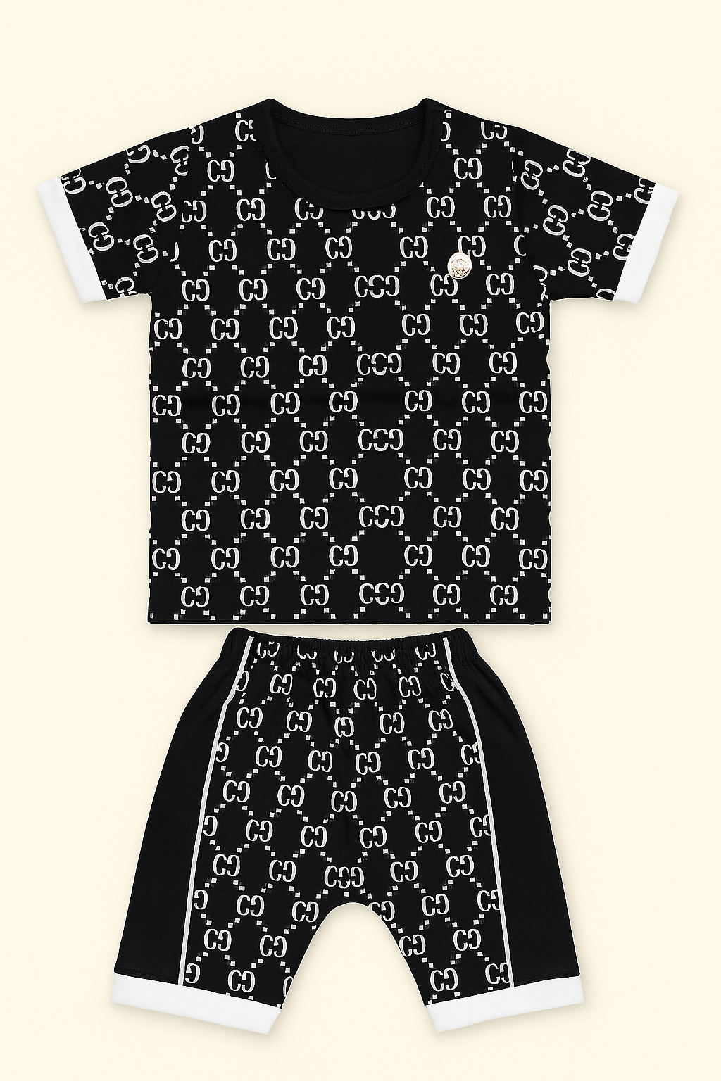 Designer Printed Short Set For Boys - Premium Summer Wear