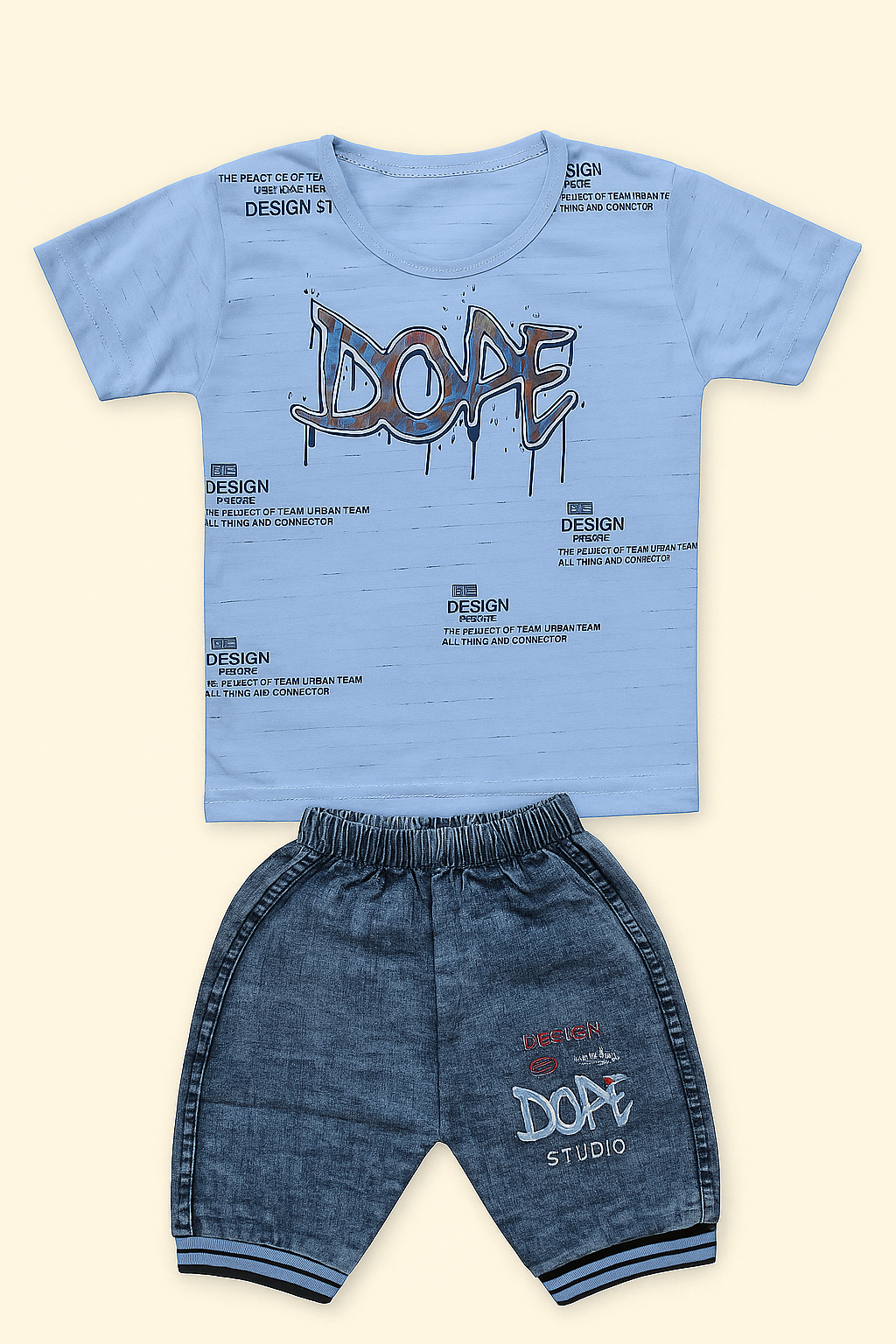 Graffiti Style Dope Print Set - Summer Cool Look