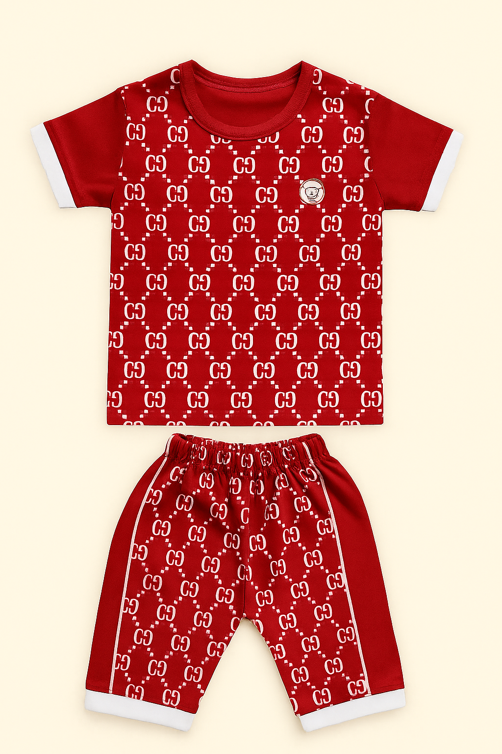 Designer Printed Short Set For Boys - Premium Summer Wear