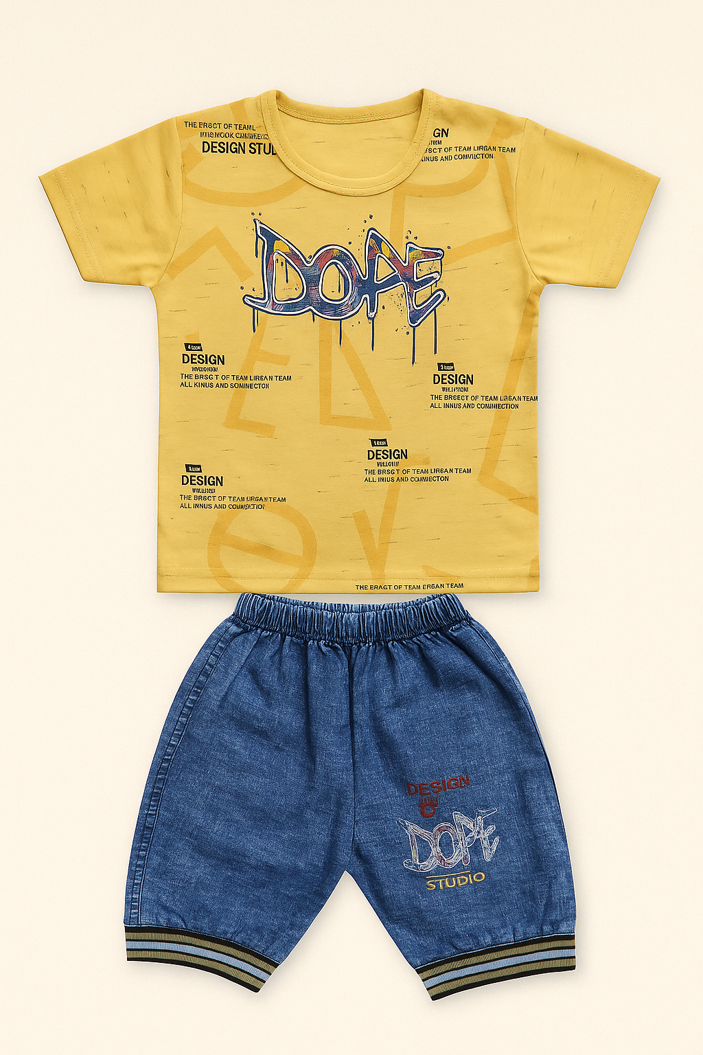 Graffiti Style Dope Print Set - Summer Cool Look