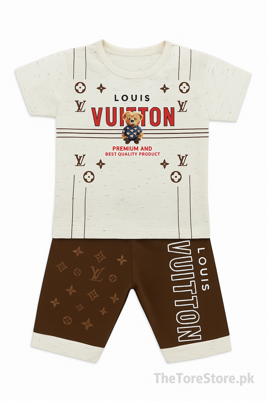 Boys Designer Inspired Outfit – Louis V Print